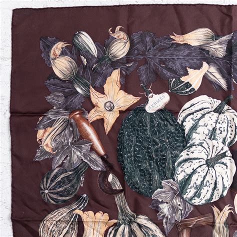 hermes citrouilles et coloquintes scarf|Citrouilles et Coloquintes Hermes Scarf by Dawlat – Chic .